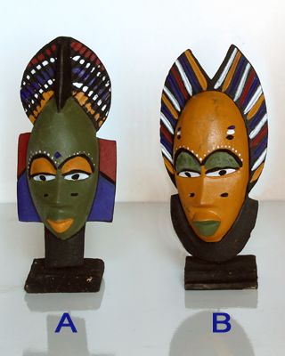 mini-masques africains