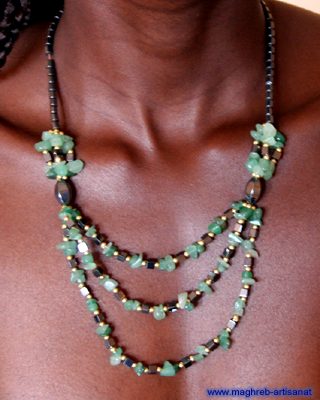 Collier pierres naturelles