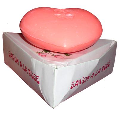 savon fantaisie forme coeur
